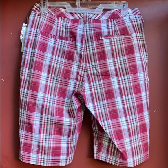 NWT KIM ROGERS PLAID SHORTS - 14 - Picture 5 of 5